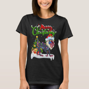 Camiseta Baboon Xmas Decoraciones Navidades de Santa Baboon