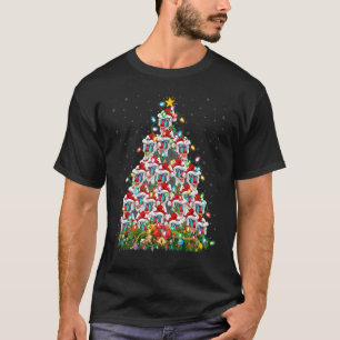 Camiseta Baboon Xmas enciende árbol de Navidad de Santa Bab