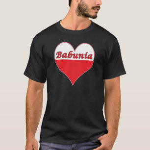 Camiseta Babunia Corazón Polaco