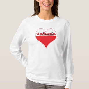 Camiseta Babunia Corazón Polaco