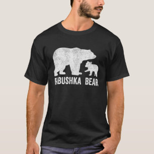 Camiseta Babushka Bear Día de la Madre , Fun Cub Kid Ruso G