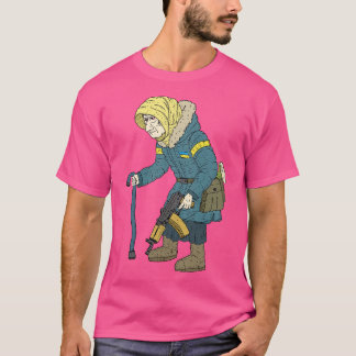 Camiseta babushka de táctica abuela ucraniana