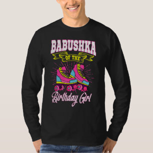 Camiseta Babushka Del Chica De Cumpleaños Patines De Patina