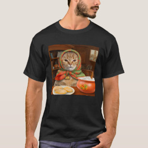 Camiseta Babushka Tabby Cat gato polaco