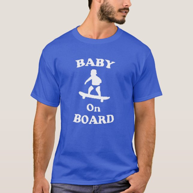 Camiseta BABY A BORDO SKATEBOARD SURF Solar Opposin Funn (Anverso)