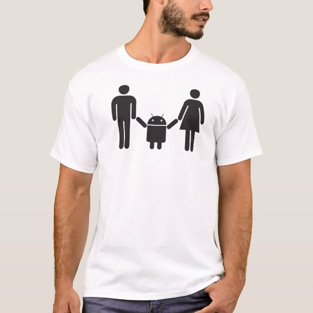 Camiseta Baby android (Anverso)