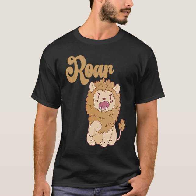Camiseta Baby Birthday One Wild Lion Animals Celebration Bo (Anverso)