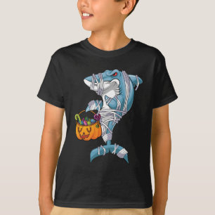 Camiseta Baby Blue Halloween Shark Boo Boo Boo Funny Family