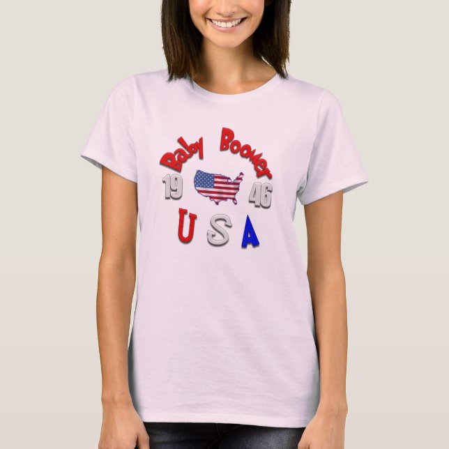 Camiseta Baby Boomer USA (Anverso)
