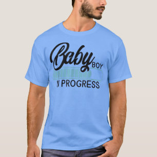 Camiseta Baby Boy Loading Pregnancy Announcement Boy Gender