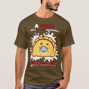 Camiseta Baby Calzone Pizza Belt Pack Fanny Pack Panzerotti