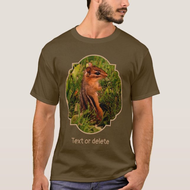 Camiseta Baby Chipmunk Wildlife Animal Art  (Anverso)