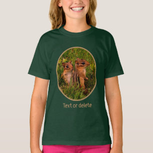 Camiseta Baby Chipmunks Arte Animal Personalizado