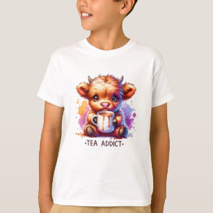 Camiseta Baby Cow Tea Addict