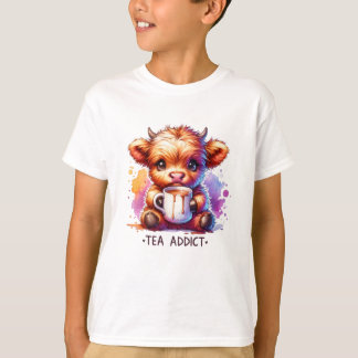 Camiseta Baby Cow Tea Addict