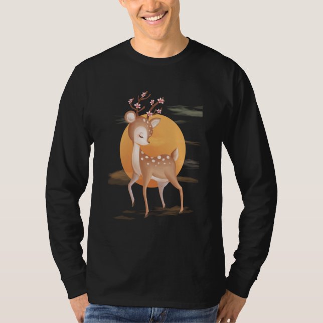 Camiseta Baby Deer Adorable Fawns For Youth and Adult (Anverso)