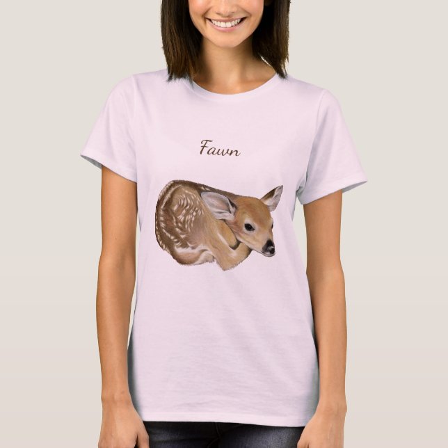 Camiseta Baby Deer Fawn (Anverso)
