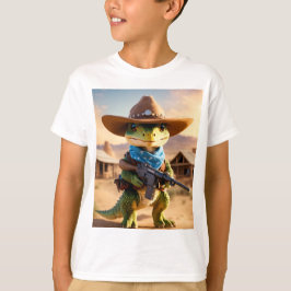 Camiseta "Baby Dino Cowboy: Wild West Adventure"