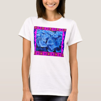Camiseta Baby Doll :: Hydrageneas con borde artíst