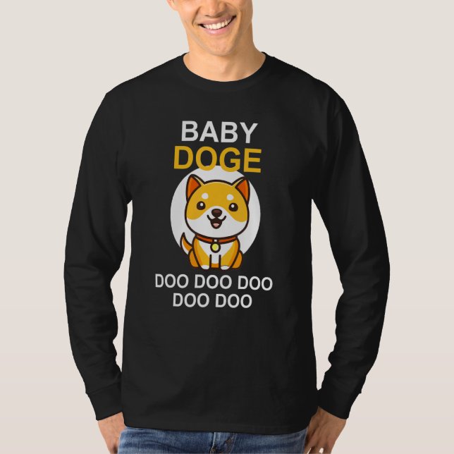 Camiseta Baby Doo Doo Doo Doo Cryptocurrency Shiba (Anverso)