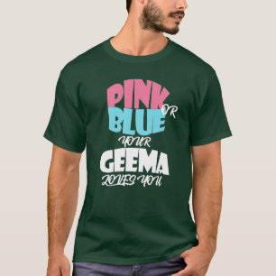 Camiseta Baby Gender Reveal for GEEMA essentiel