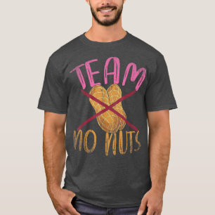 Camiseta Baby Gender Reveal Party Team No Nuts Funny Gender
