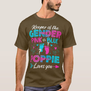 Camiseta Baby Gender Reveal Shower Pink Or Blue Poppie Love