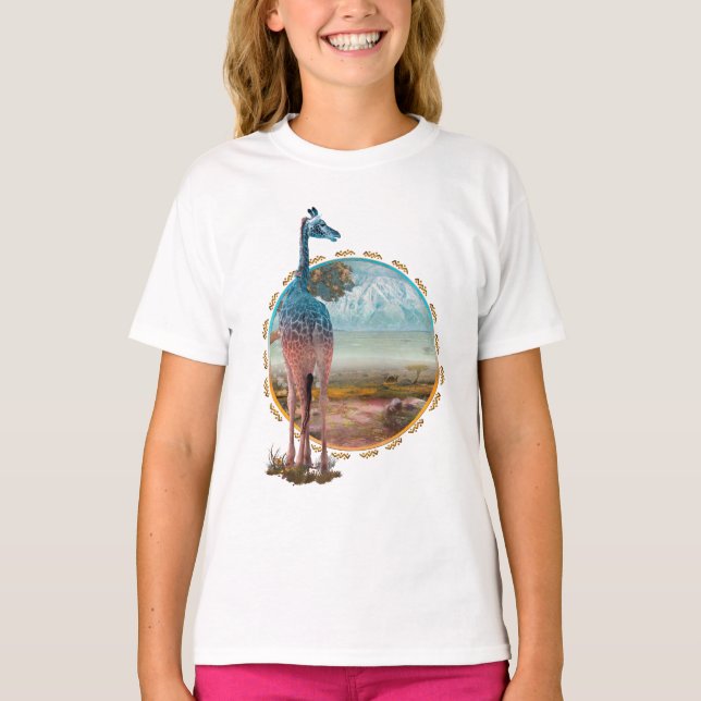 Camiseta Baby Giraffe AFRICAN HERITAGE (Anverso)