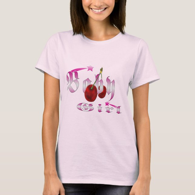 Camiseta Baby Girl Cherry (Anverso)