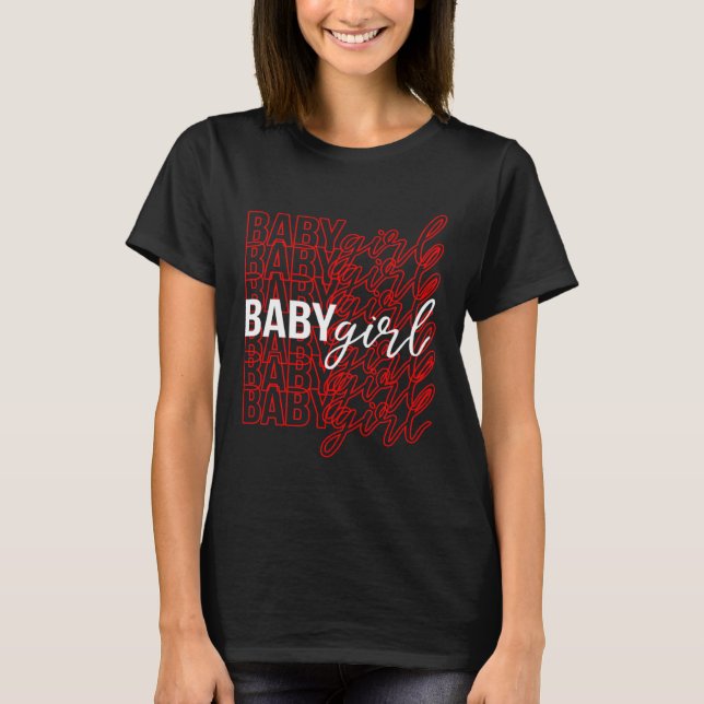 Camiseta Baby Girl Edgy Harajuku Babygirl Aesthetic Emo Sub (Anverso)