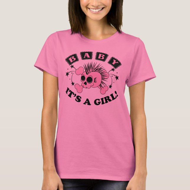 Camiseta Baby Girl Skull (Anverso)