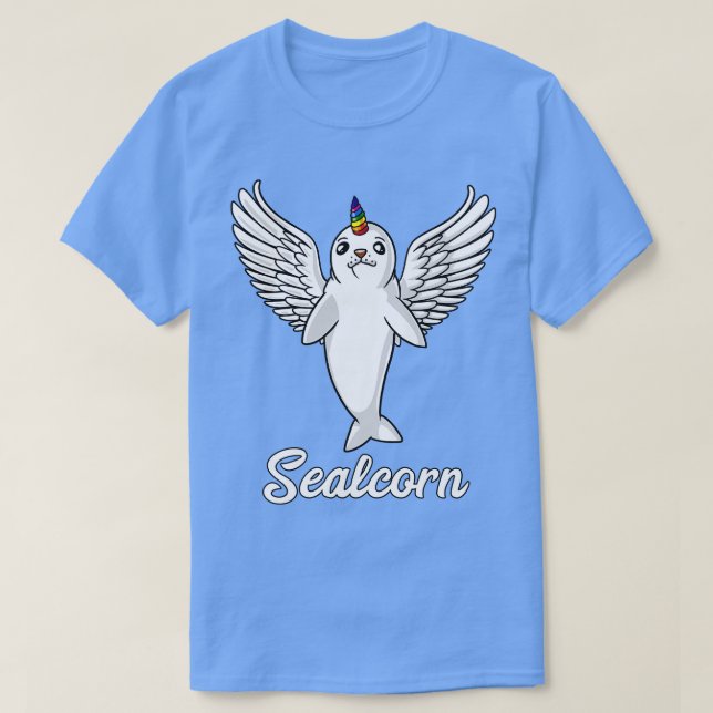 Camiseta Baby Harp Seal Pup Unicorn (Diseño del anverso)