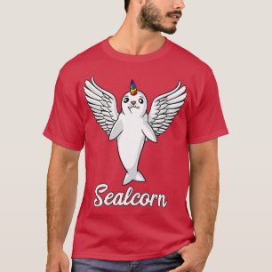 Camiseta Baby Harp Seal Pup Unicorn