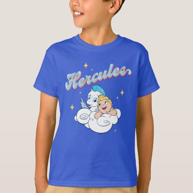 Camiseta Baby Hercules and Pegasus on a Cloud T-Shirt (Anverso)