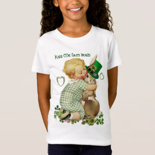 Camiseta BABY HUGGING RABBIT LEPRECHAUN GORRA, St. Patrick