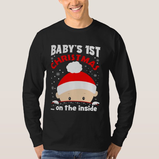 Camiseta Baby It s Christmas On The Inside Cute Christmas B (Anverso)