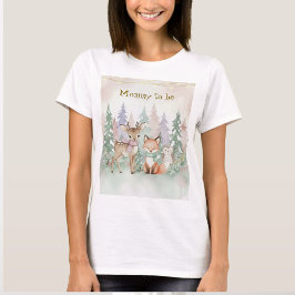 Camiseta Baby It's Cold Outside Winter Woodland Baby Shower