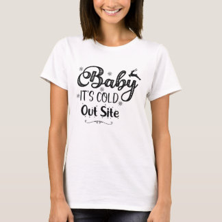 Camiseta Baby It's Frold Out Site Feliz Árbol de Navidad Fu