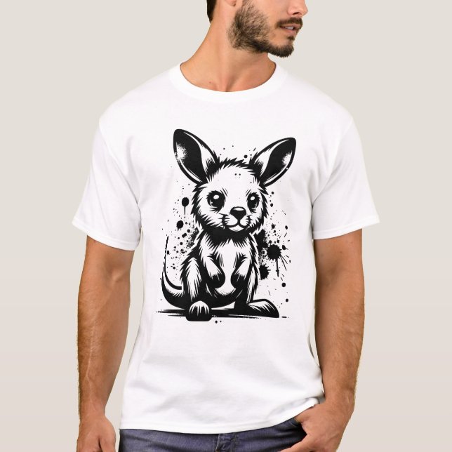 Camiseta Baby Kangaroo  (Anverso)