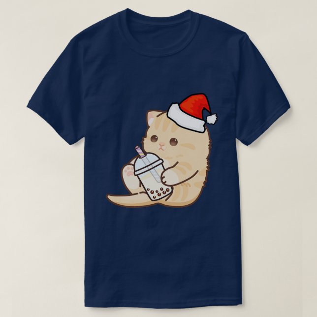 Camiseta Baby Kitten Ama Boba A Los Navidades (Diseño del anverso)