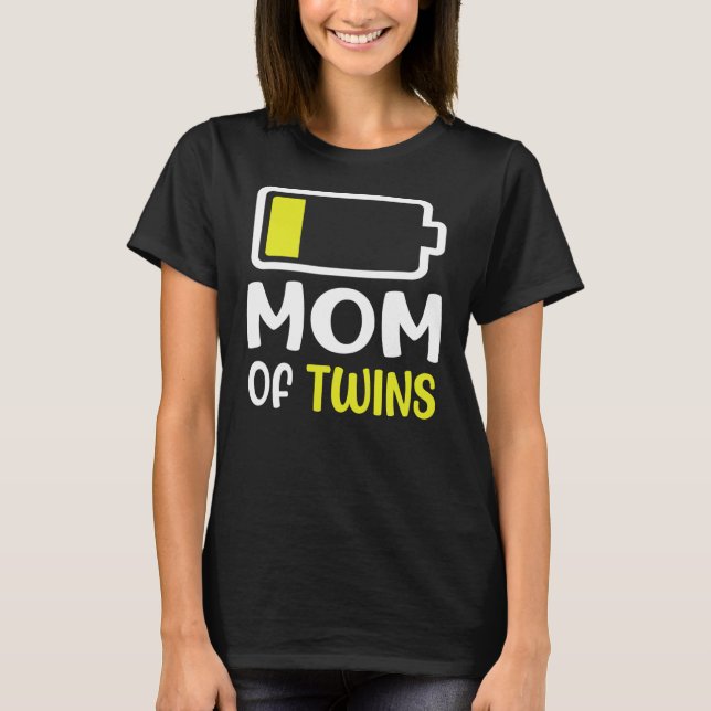 Camiseta Baby Loading Mom Of Twins Pregnancy Mothers Day  (Anverso)