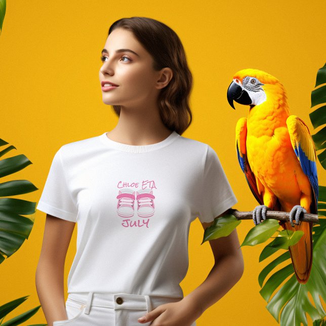 Camiseta Baby Loading Please Wait Custom Due Date Shirt (Subido por el creador)