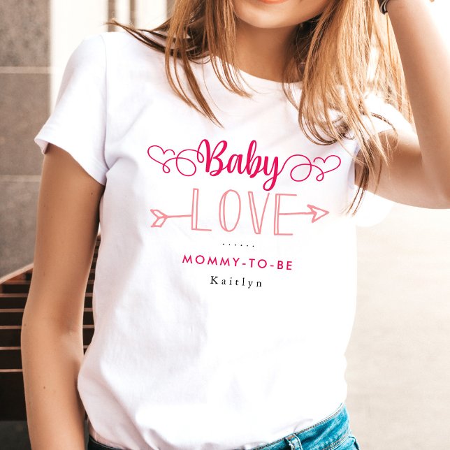 Camiseta "Baby Love" Mommy-to-be Baby Shower (Subido por el creador)
