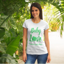 Camiseta Baby Love Shamrock Baby Shower