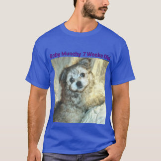 Camiseta Baby Munchy de 7 semanas de edad