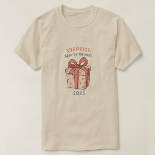 Camiseta baby on the way mens clothing