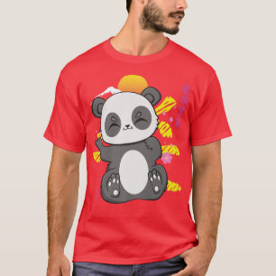 Camiseta Baby Panda I m Just Here For The Snacks Japan Kanj