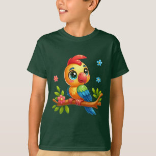 Camiseta Baby Parrot - diseño de Maaya_P, el bosque profund