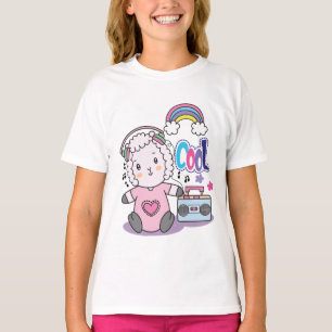 Camiseta Baby Sheep Funny Cute Chica