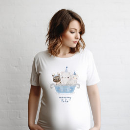 Camiseta Baby Shower de Animales Árticos de la Tierra de Ca